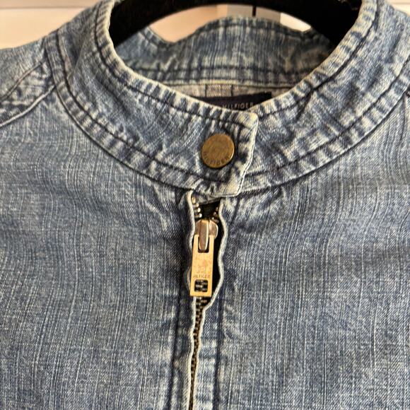 Tommy Hilfiger Zip Front Denim Jacket Size Small‎ - Picture 3 of 8